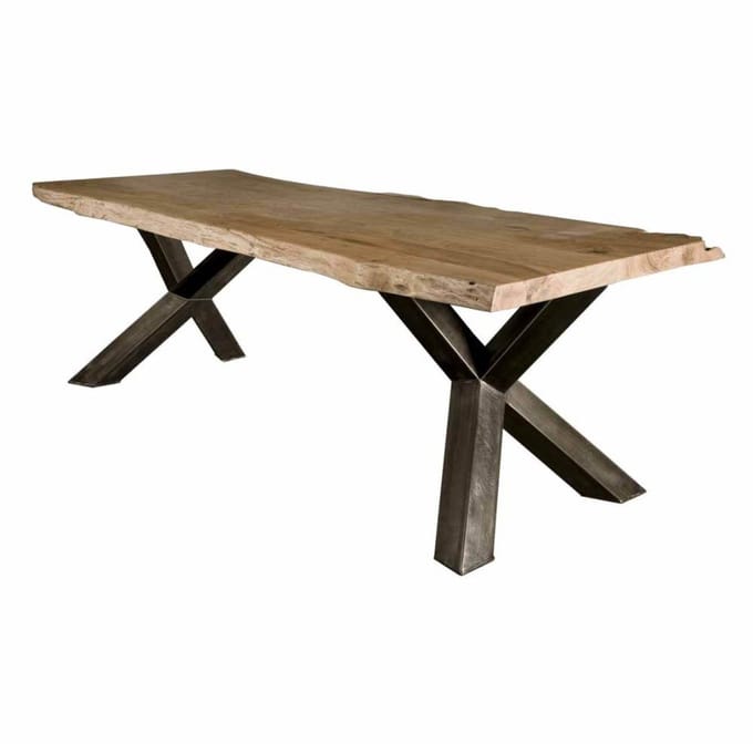 Tower Living - Yunta eettafel - 240 cm - bruin