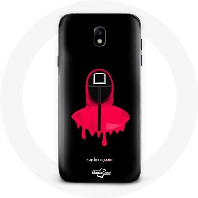 Samsung Galaxy J3 2017 hoesje Squid Game vierkant masker