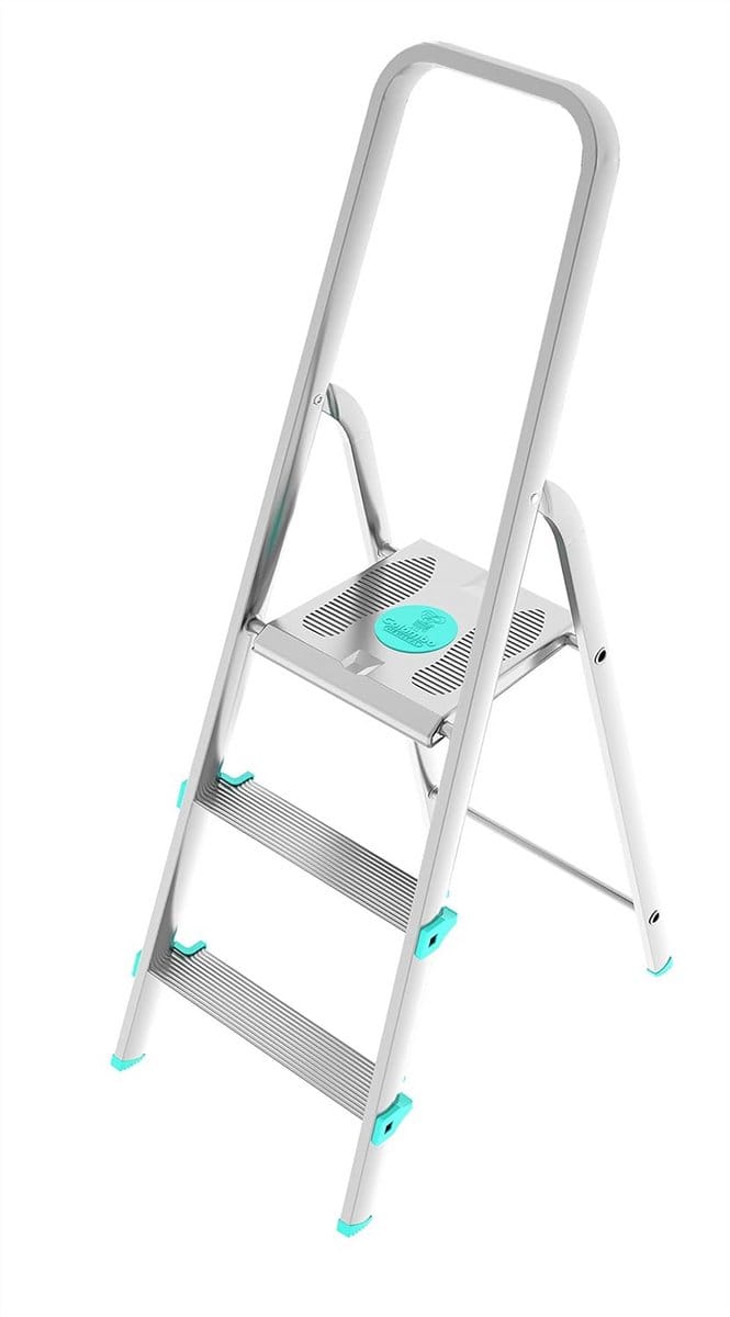 Aluminium Ladder 3 Treden voor Huishoudelijk en Tuingebruik