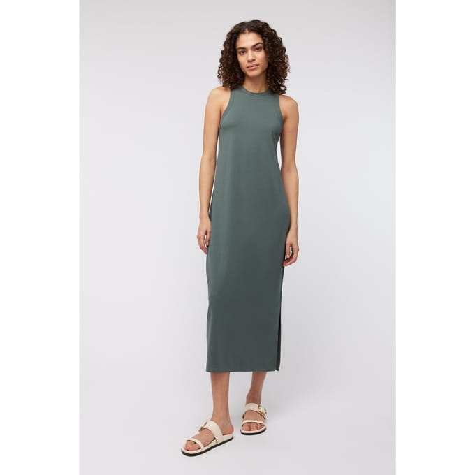 Knitted Jupiter Dress Olive Größe: XS | Midikleider Outlet | Damen | Grün