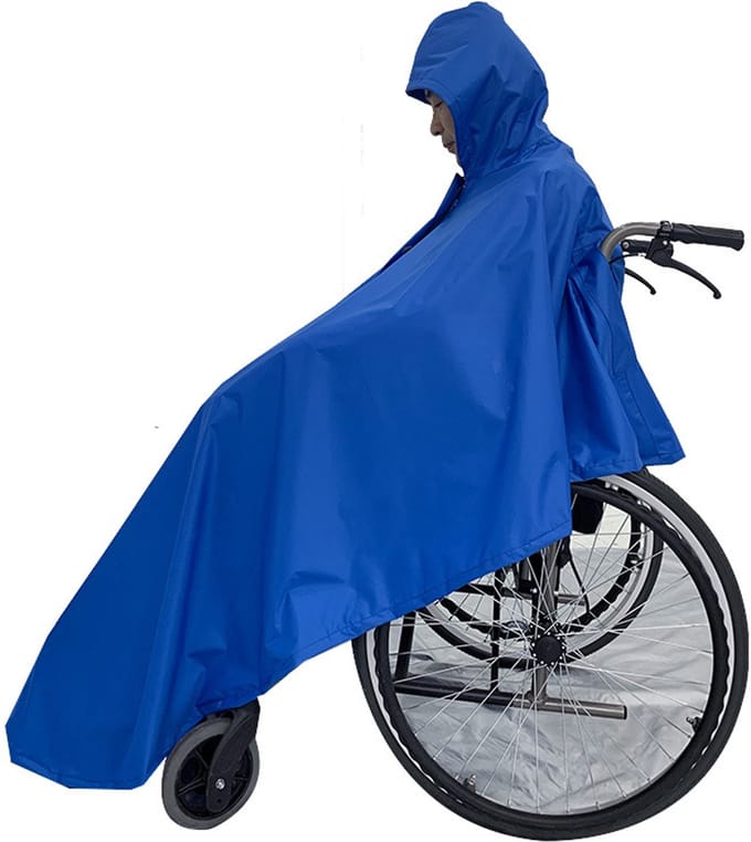 Waterdichte ponchohoes voor rolstoelen