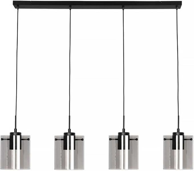 Freelight - Hanglamp Interno 4 lichts L 120 cm zwart