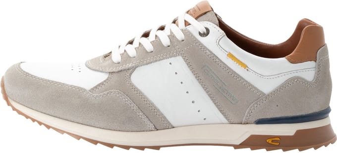 camel active Veterschoenen van echt leer - Maat menswear-42 - Bruin-Wit