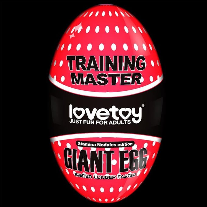 LoveToy - Giant Egg - Masturbator Ei - Rood