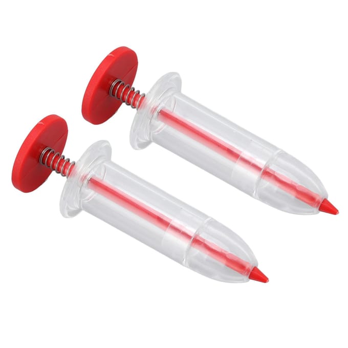 2 stuks Zaaddispenser Mini Zaadmeester Zaaizaadzaaier Gereedschap voor Tuinbouw Zaaien white