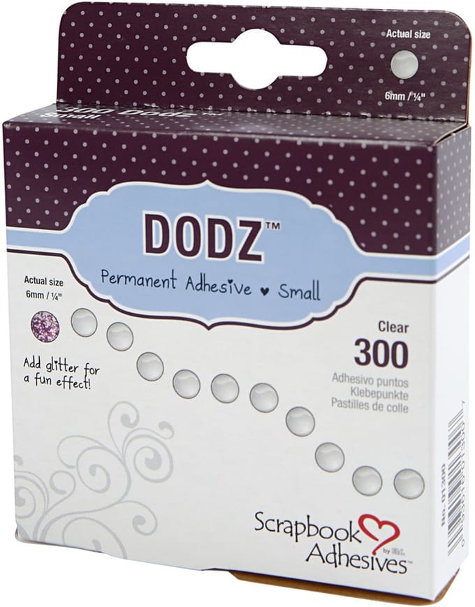 Dodz Zelfklevende Dots, d 6 mm, dikte 0,5 mm, 300 stuk/ 1 doos