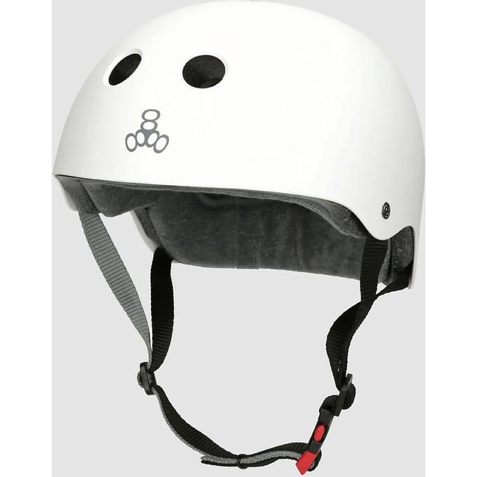 Triple 8 Certified Sweatsaver Helm wit