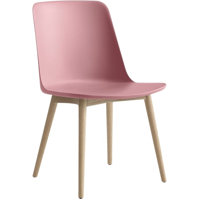 &Tradition Rely HW71 Stoel - andTraditionSoftPink - oak
