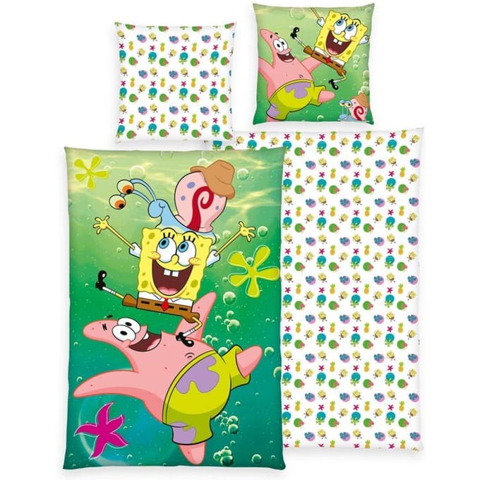 SpongeBob Schwammkopf Spongebob - Patrick - Gary Unisex Beddengoed - meerkleurig - Standard