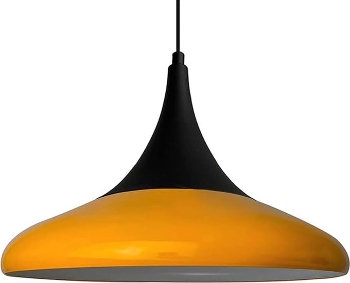Bamyum Paladin Metalen Hanglamp Ø35cm, Moderne Geel Hanglamp