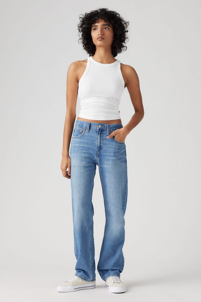 Levi's Low Pro Rough Diamond Taglia: W26 | Jeans straight fit Outlet | Donna
