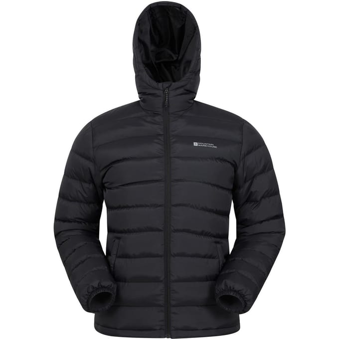 Mountain Warehouse Heren Seasons II gewatteerde jas (Zwart)