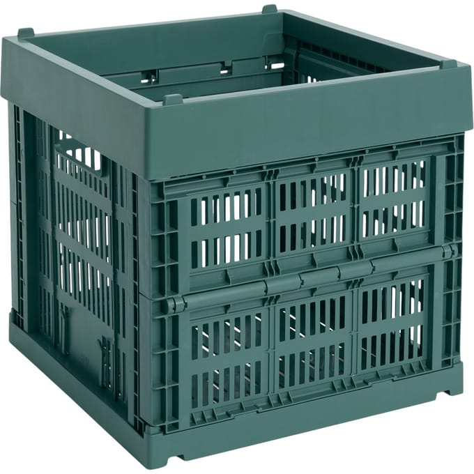 HAY Kleur Krat Mand Kubus - HAYCrateDarkGreen