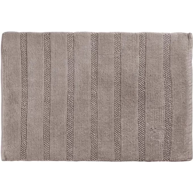 Differnz Stripes Badmat 45x75cm Taupe