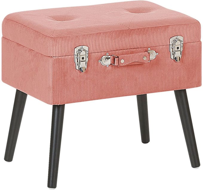 MALLARD - Hocker - Roze - Corduroy