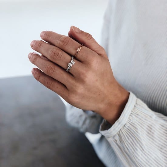 Esprit Play - ring - Zilver roségoudverguld - Rosékleurig - Maat 18.00