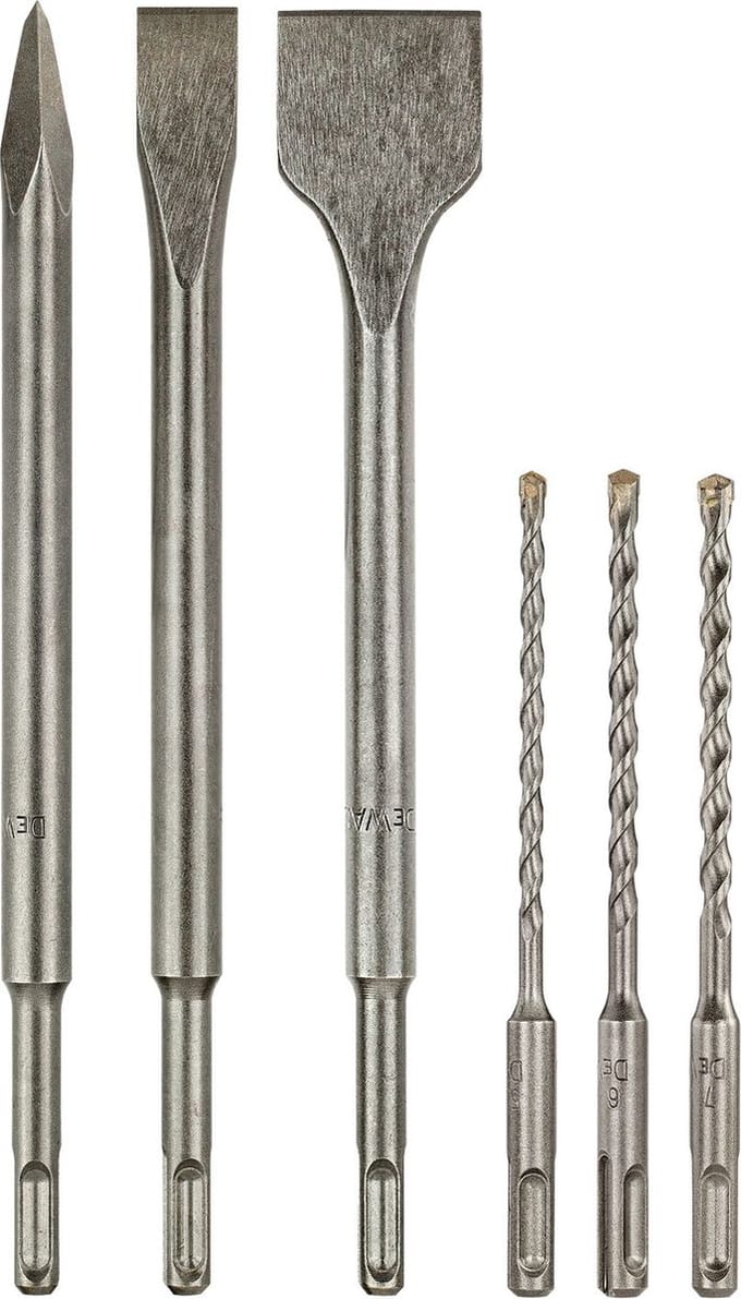DeWALT DT60331 Boor- en Beitelset SDS-Plus 6-delig