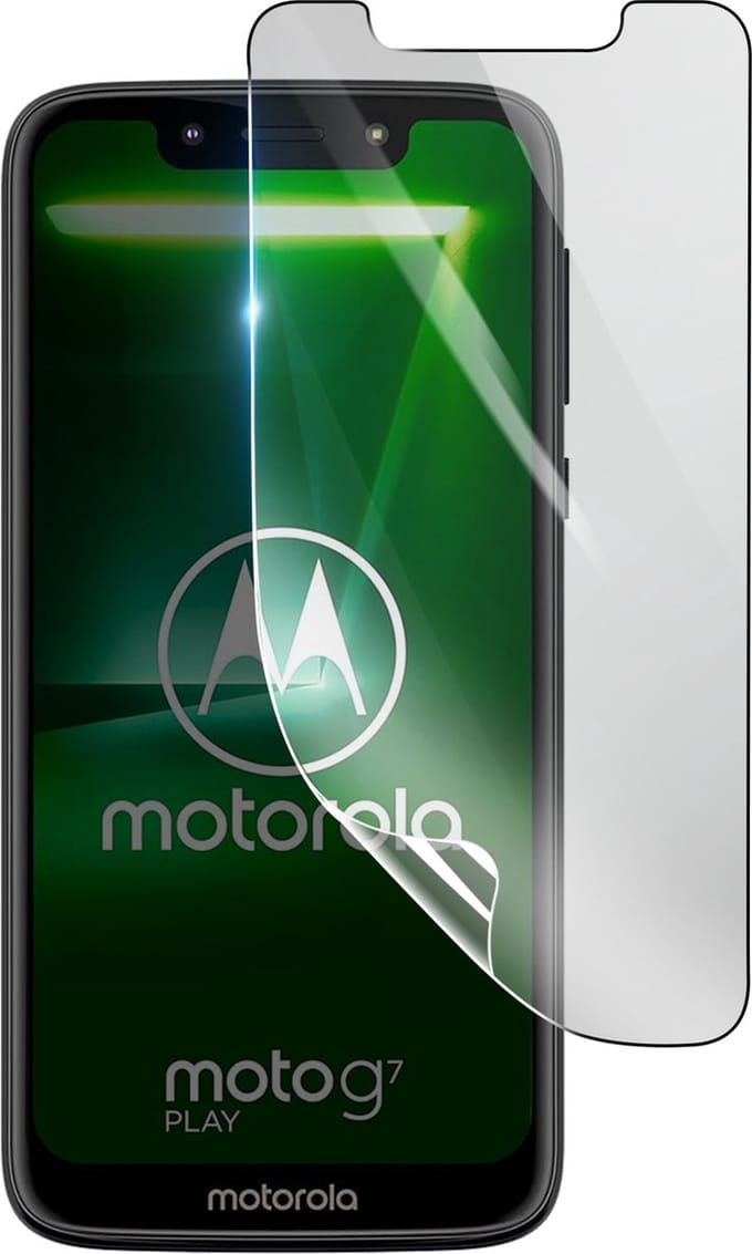 3mk, Geschikt voor Motorola Moto G7 Play, Schokbestendige Hydrogel Screenprotector, Transparant