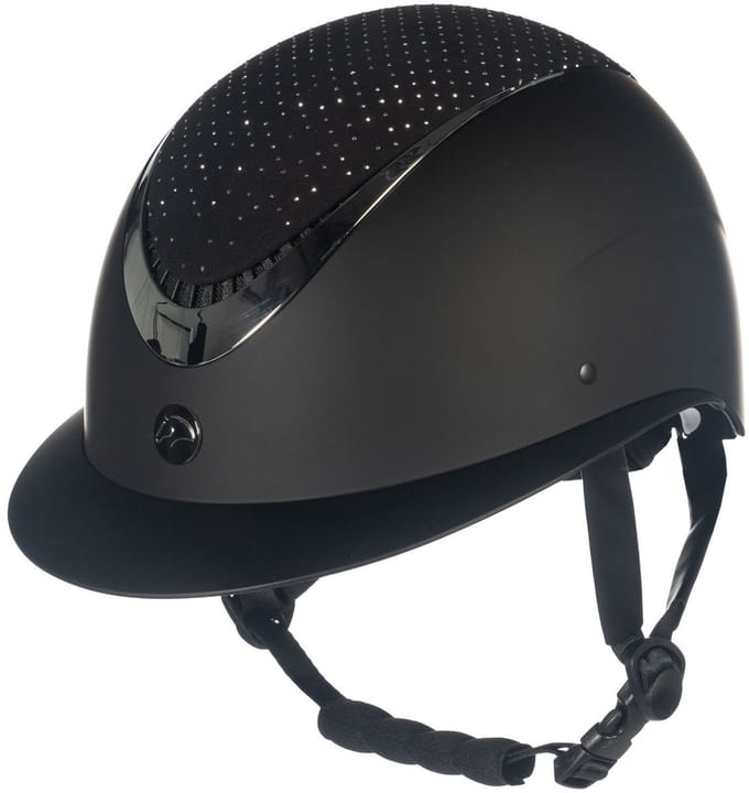 Ruitercap veiligheidshelm Alarion Diamond zwart/zwart maat S (52-54 cm)