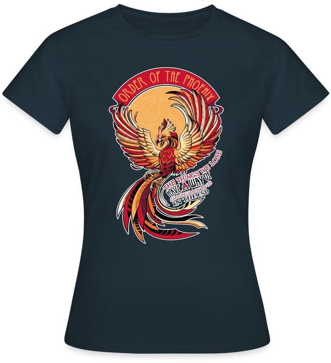 Harry Potter Phoenix Fawkes T-Shirt Dames
