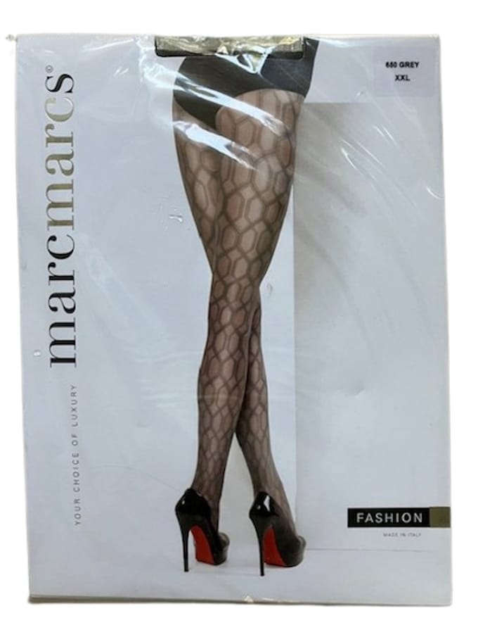 MarcMarcs fantasie 20 den panty honey maat L-XL grey