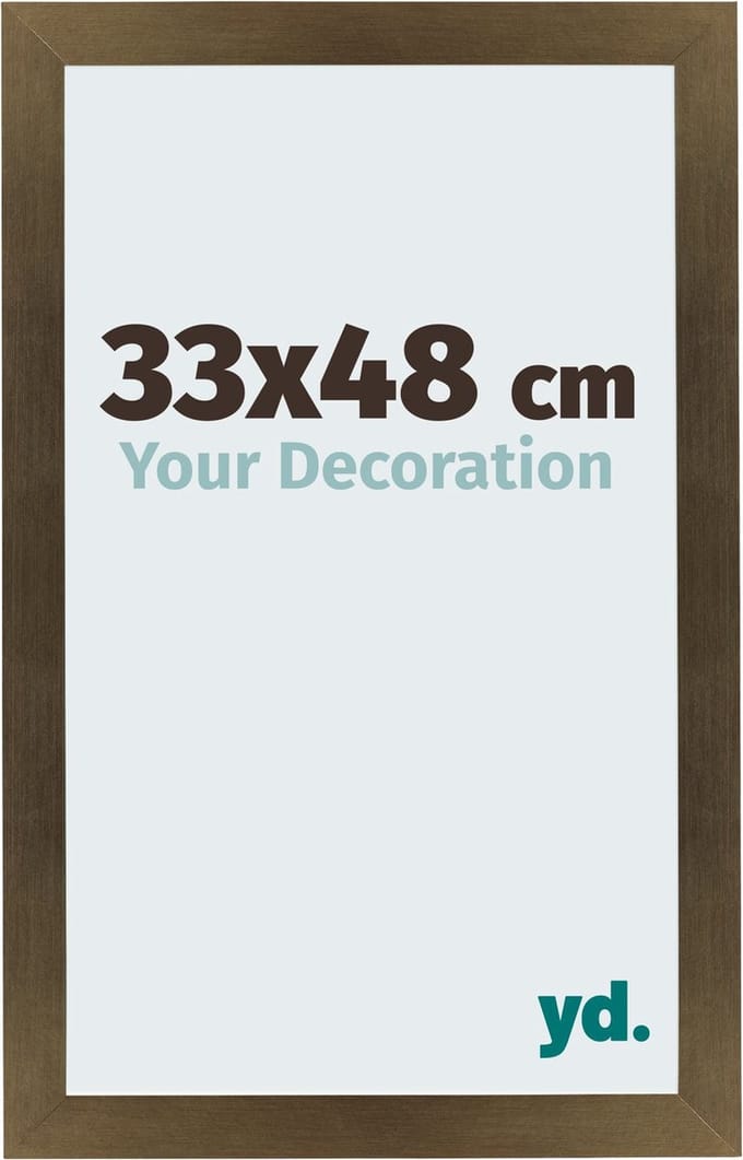 Your Decoration - Fotolijst 33x48 cm - MDF - Brons Decor - Mura