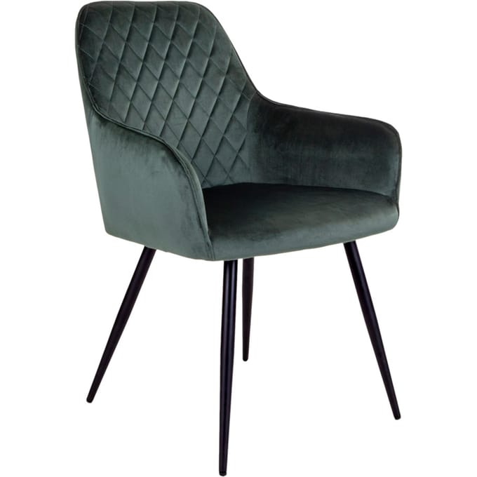 House Collection Velvet Eetkamerstoel Floki Groen