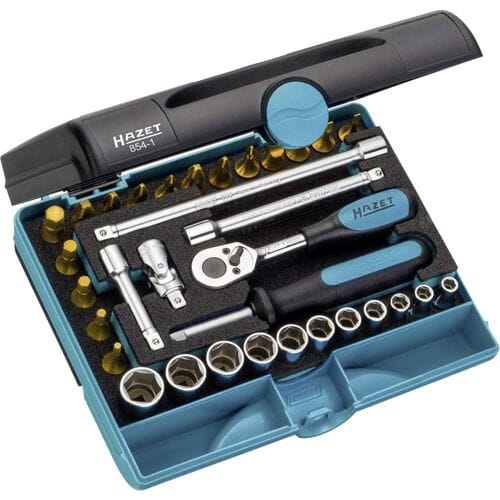 Hazet 854-1 Dopsleutelset Metrisch 1/4 (6,3 mm) 33-delig