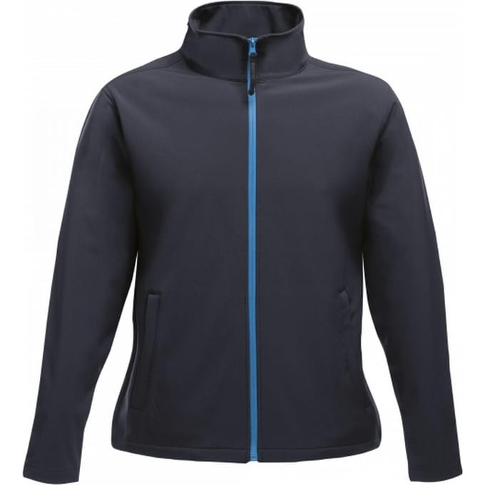 Regatta Dames/Dames Ablaze bedrukbare Soft Shell jas (Marineblauw/Frans Blauw)