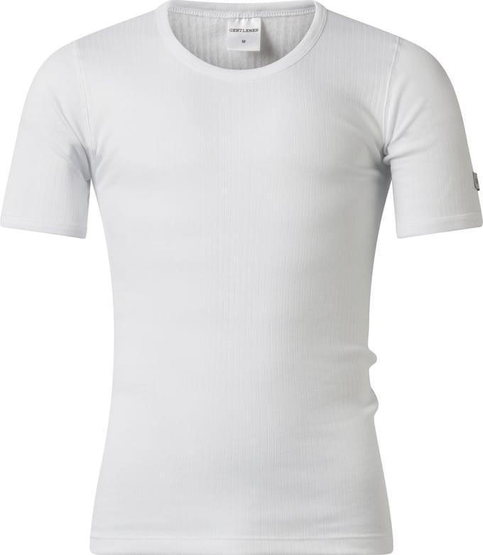 Gentlemen - heren thermo T-shirt korte mouw - wit - maat M