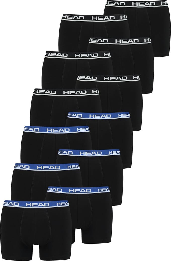 BOXERS Set van 12 stuks Head Basic Boxerbroek voor heren, shorts, ondergoed, ondergoed