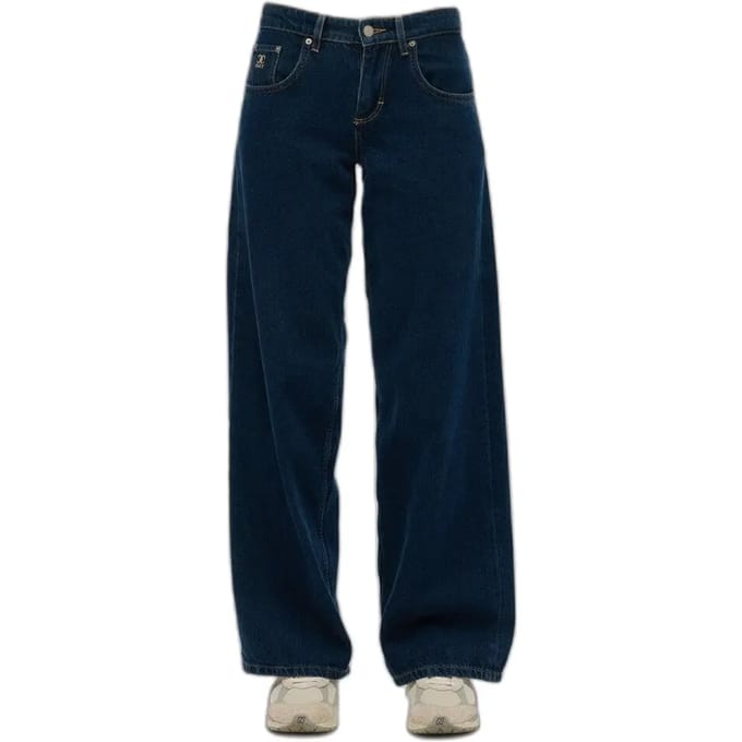Superdry - Cult baggy jeans met halfhoge taille - Dames - Jeans