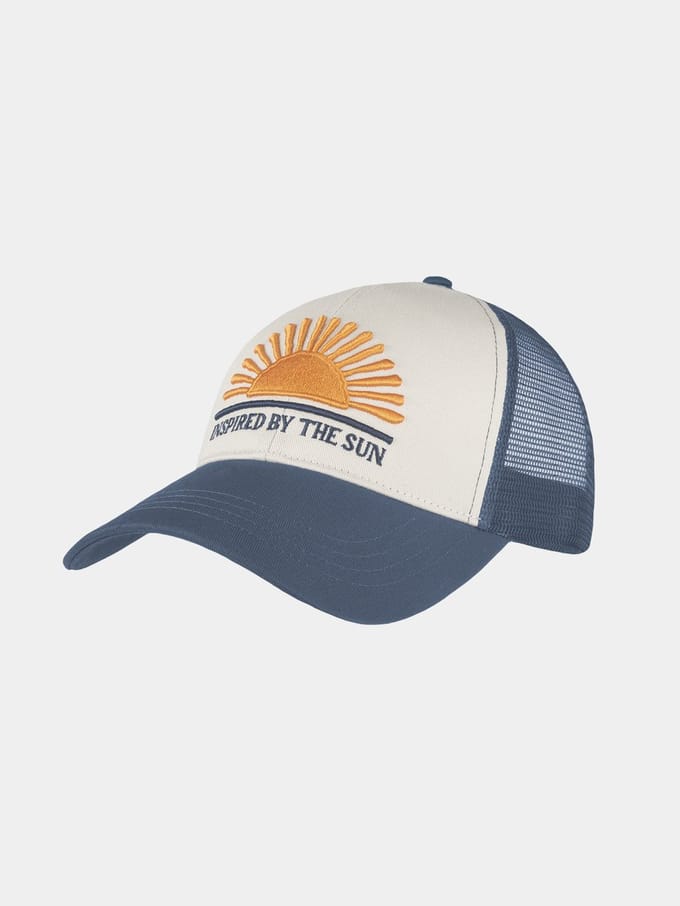 Effe - Sunny truckers cap - Leisteen blauw