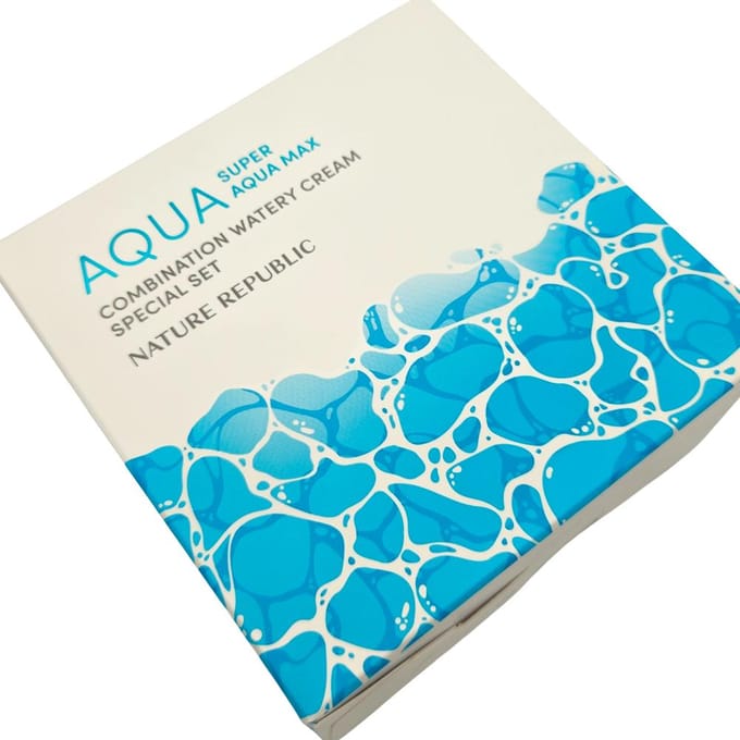 Nature Republic Super Aqua Max Combination Watery Cream Speciale Set blue