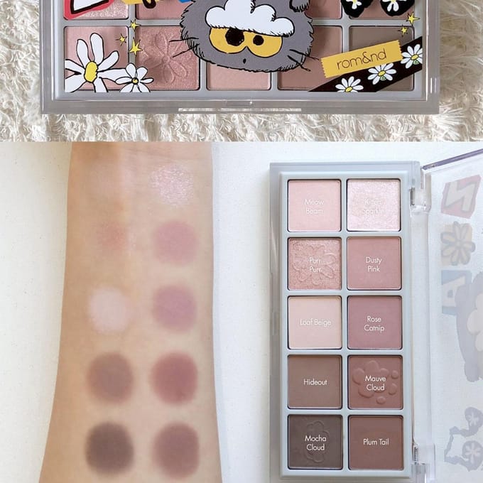 Romand rom&nd X ZO&FRIENDS BETTER THAN PALETTE brown