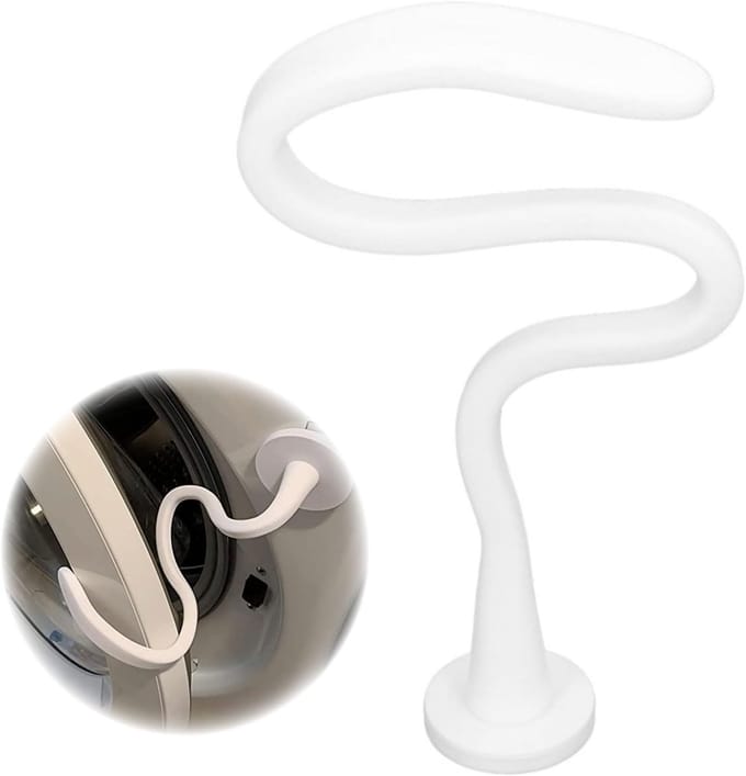 Wasmachine Deursteun - Magnetische Houder - Wasmachine Ventileren - Flexibele Hoekinstelling - 43MM Basis Diameter - Wit