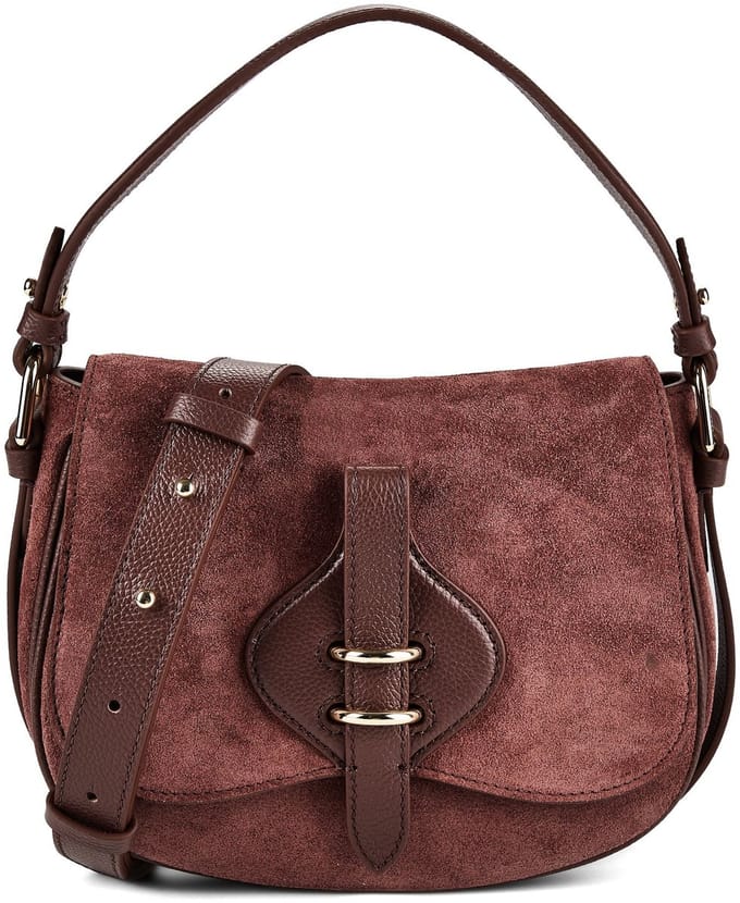 Coccinelle Mavery Schoudertas Leder 22 cm - Dames - berry-berry