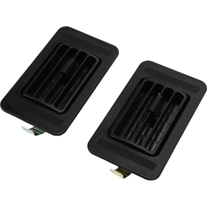 2 stuks Graafmachine Dashboard Luchtrooster Landbouwmachine Graafmachine Dashboard AC Luchtuitlaat Afdekking black