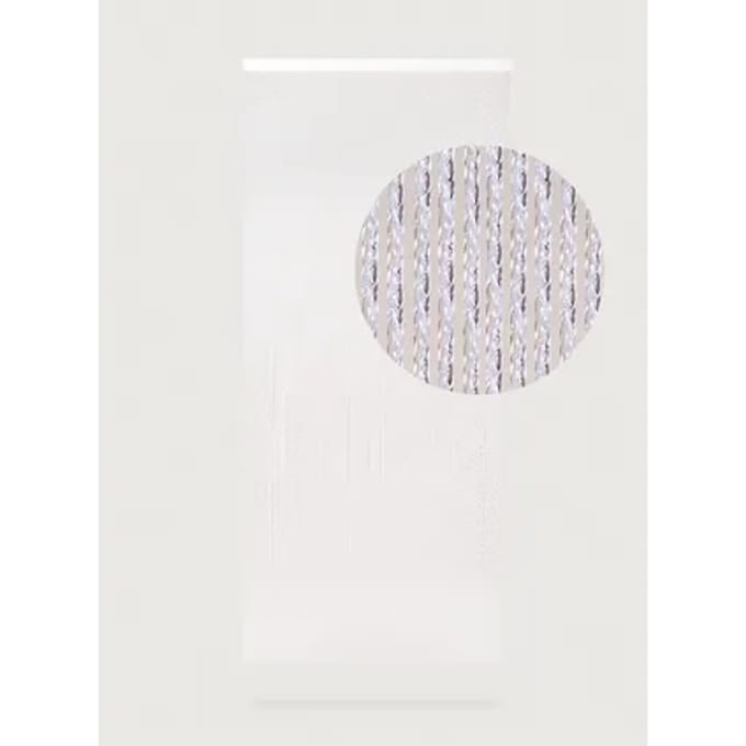 Degor Vliegengordijn Paola - 100x230cm - Wit - Kunststof