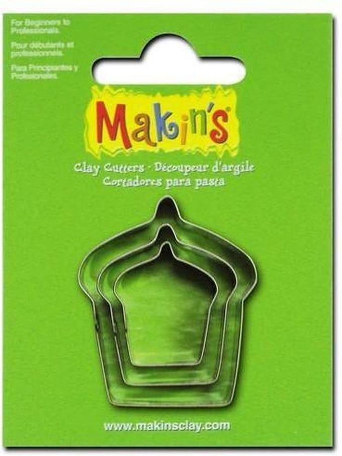 Makins clay uitsteekvorm Cake 3 PC Set