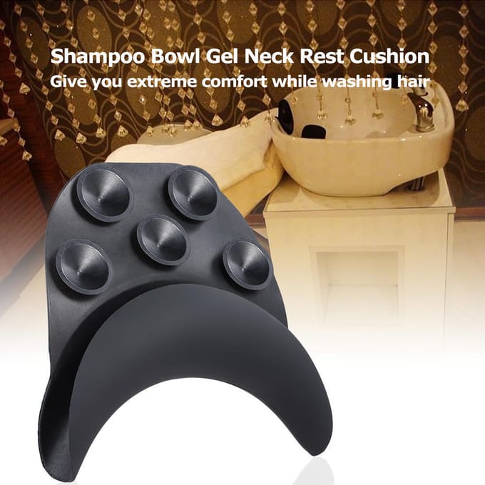 Shampoo Bowl Kleine Gel Nek Rust Salon Spa Haar Wasbak Wasbak Gereedschap black