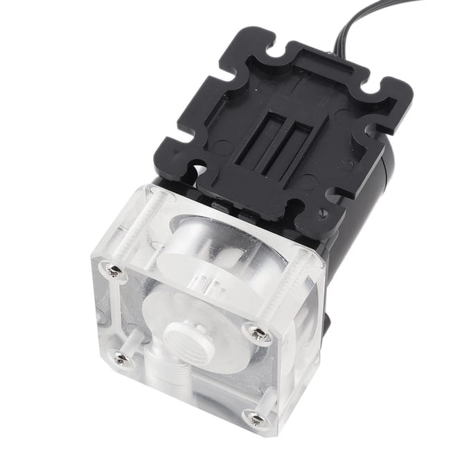 Geluidloze CPU Waterpomp Computer Waterkoelsysteem Pomp G1 4 Draad voor PC 500L H zwart