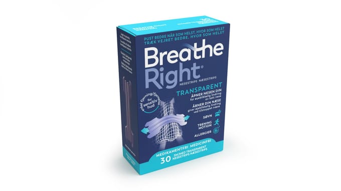 Breathe Right Nasal Strips Clear S-M 30 st