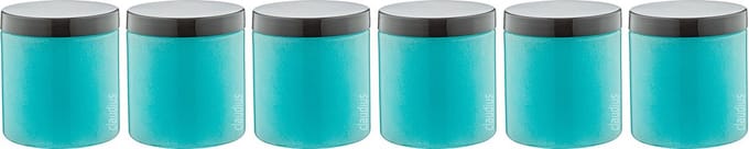 Bodyscrub-Gel Zen Moment - 400 gram met zwarte deksel - set van 6 stuks