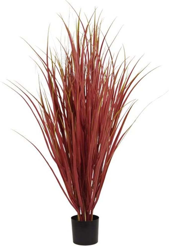 Kunst Rietgras Deluxe UV 95cm Burgundy