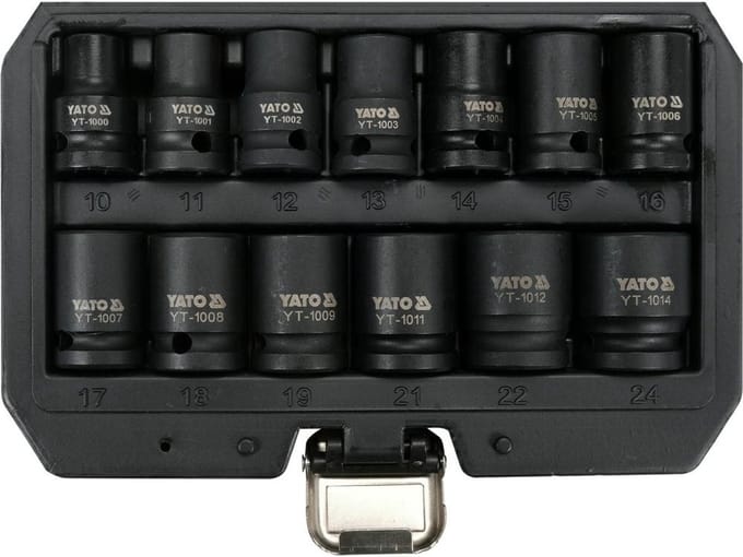 Yato Serie - Dopsleutelset - 1/2" - 13-delig - AS-Drive Technologie