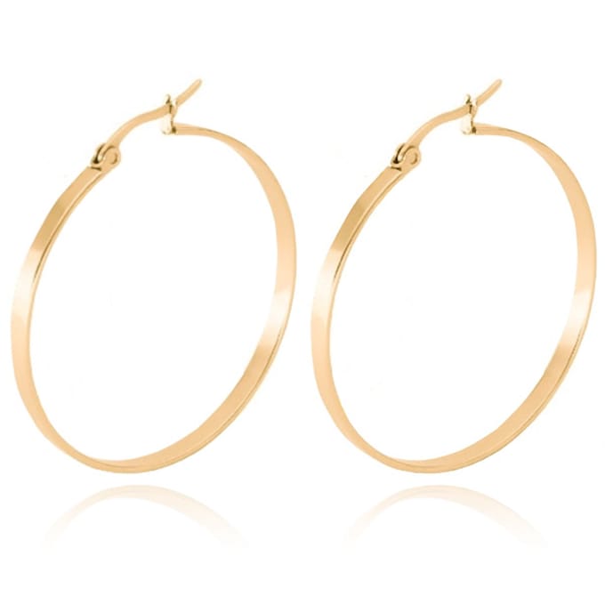 Dames oorringen Cilla Jewels Edelstaal Goudkleurig-50mm