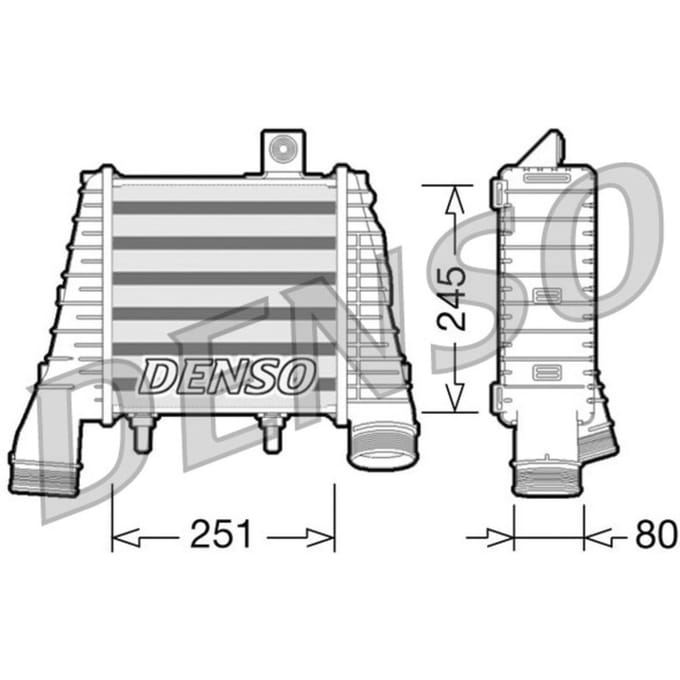Intercooler DENSO DIT02009