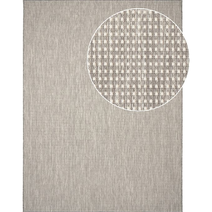 Binnen- en buitenkleed Navona grijs  80x150 cm