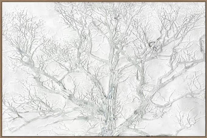 Schilderij boom abstract